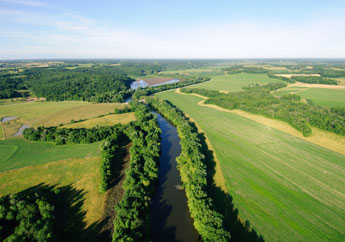 Install conservation practices to conserve soil and improve water quality